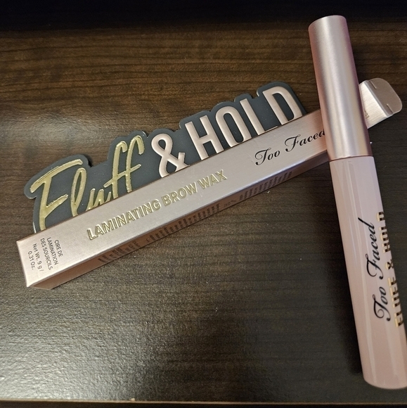 TOO Faced Fluff & Hold Laminating Brow Wax in Crystal Clear (NIB) - Picture 1 of 5